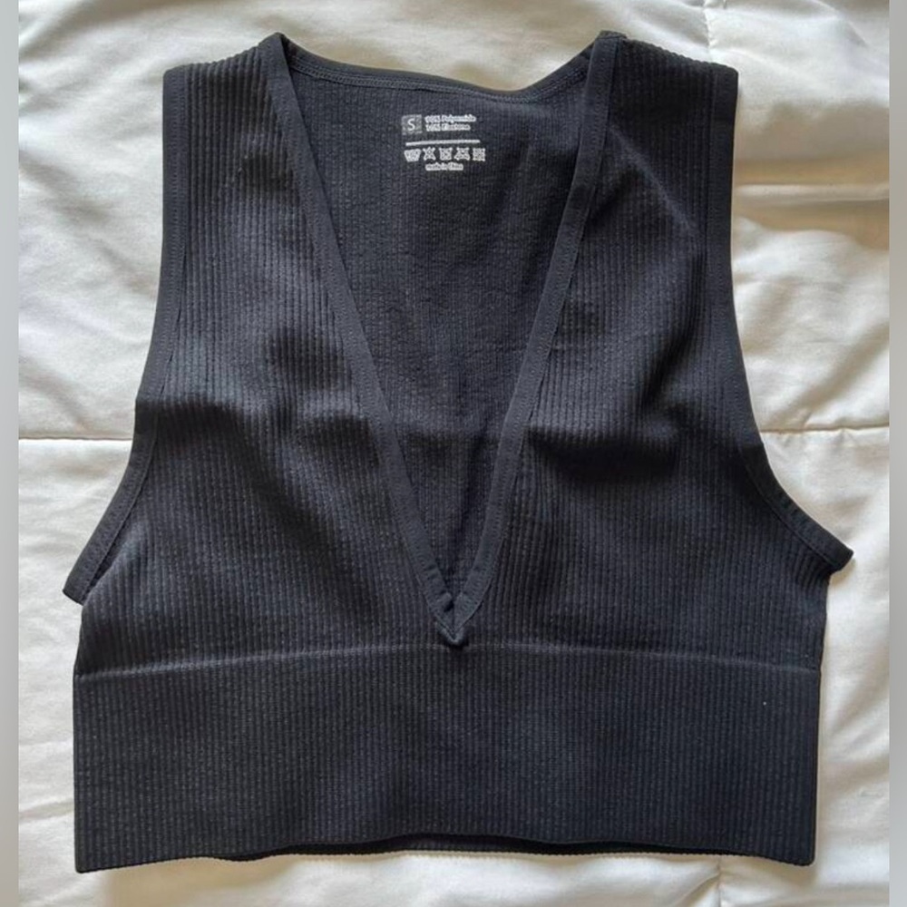black halter top